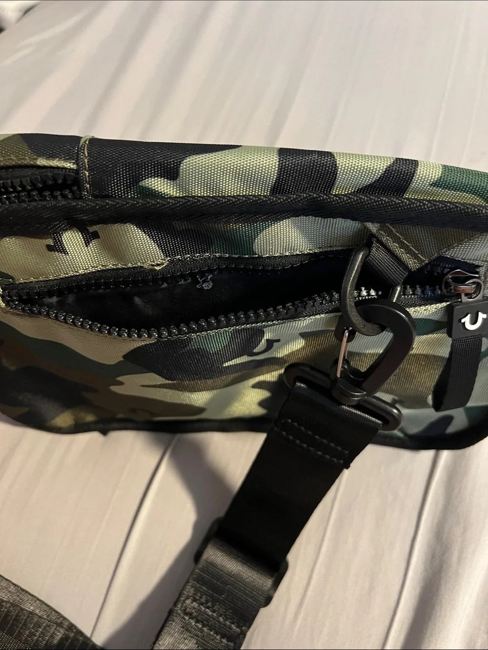 True Religion Camo Sling Bag